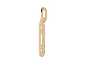 3 Hole Rigid D Ring Brass Plated 50 pack